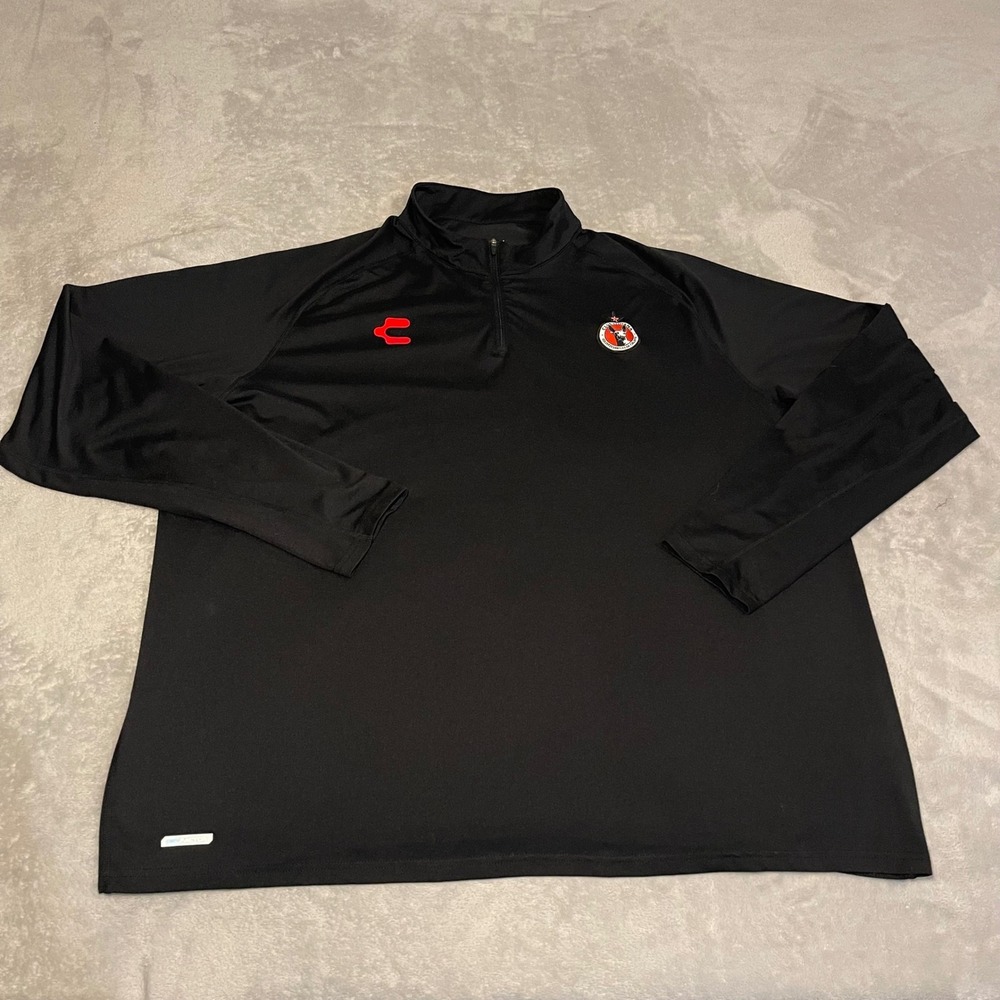 Club Tijuana Xolos Charly Mens XXL Black 1/4 Zip Training Top Soccer 5006019